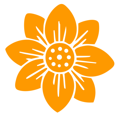 Çiçeğin vektör illüstrasyonu