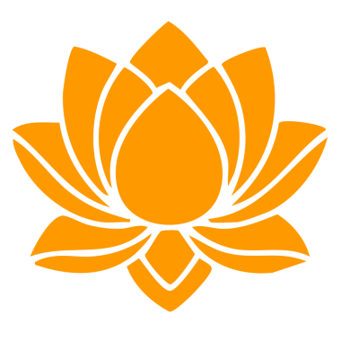 Siyah arkaplanda turuncu çiçek, vektör