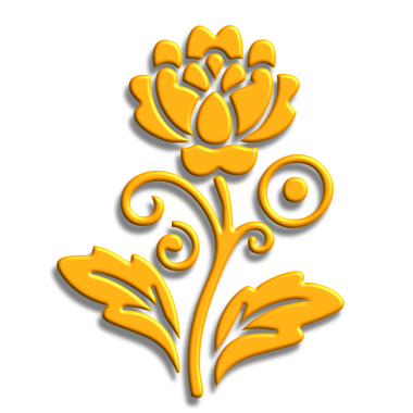 Bir çiçeğin vektör illüstrasyonu