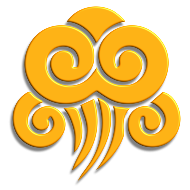 Beyaz arka planda Çince burç sembolü