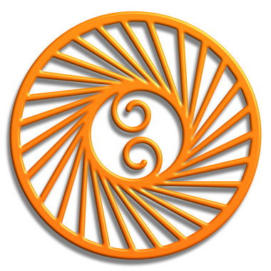 sarmallı turuncu spiral