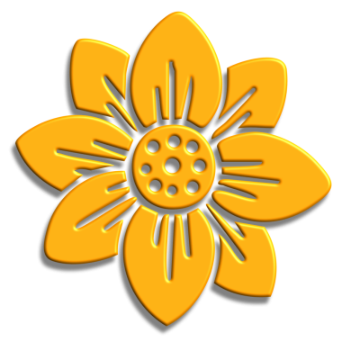 çiçek simgesi vektör illüstrasyonu