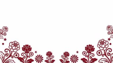 Mutlu Çin Yeni Yılı Ay arkaplan video tasarımı