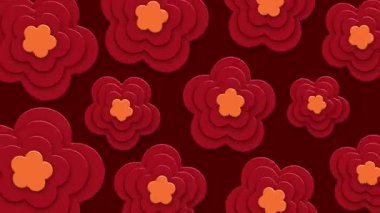 Mutlu Çin Yeni Yılı Ay arkaplan video tasarımı