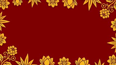 Mutlu Çin Yeni Yılı Ay arkaplan video tasarımı