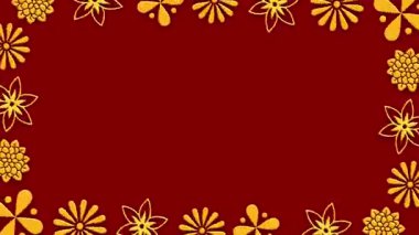 Mutlu Çin Yeni Yılı Ay arkaplan video tasarımı