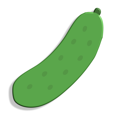 Salatalık vektör simgesi. beyaz arkaplan salatalığında izole edilmiş çizgi film vektör simgesi.