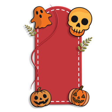 Şeker ve kafatası vektör tasarımlı Cadılar Bayramı kabağı