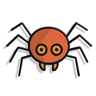 Cadılar Bayramı ikonu, düz stil