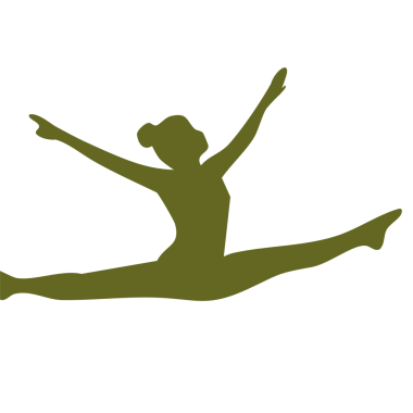 yoga yaparken kız silüeti