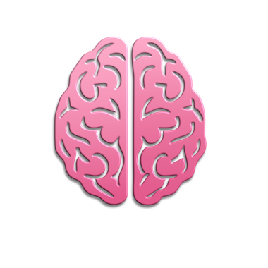 İnsan beyni ikonu. Beyaz üzerinde izole edilmiş beyin beyin vektör simgesi rengi