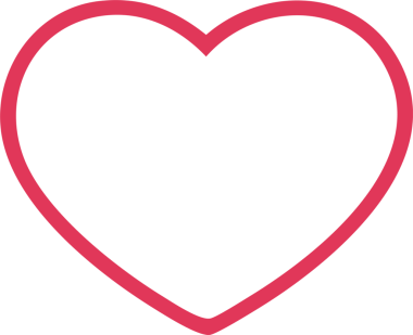 kalp simgesi, basit vektör tasarımı