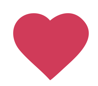 kalp aşk simge vektör illüstrasyon izole