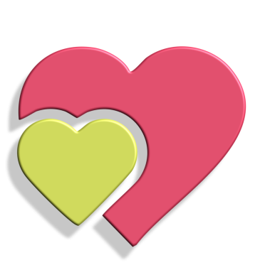 Love heart çizgi film tasarımı vektör illüstrasyon grafik tasarımı