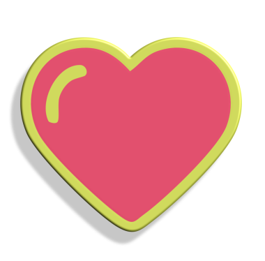 Kalp ikonu vektör illüstrasyonu