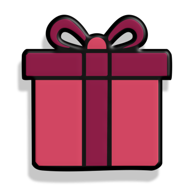 Yay ikon vektör illüstrasyon tasarımlı hediye kutusu