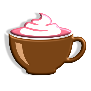 Kremalı bir fincan sıcak kahve..