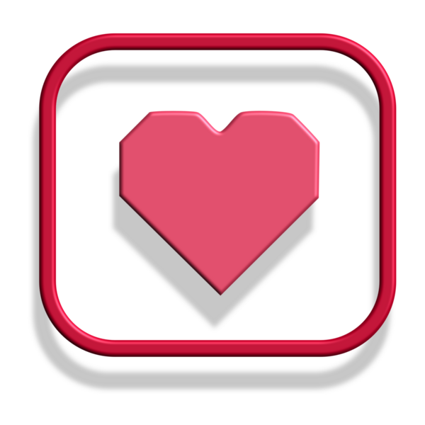 Kalp vektör simgesi. Sevgililer günü simgesi vektörü.