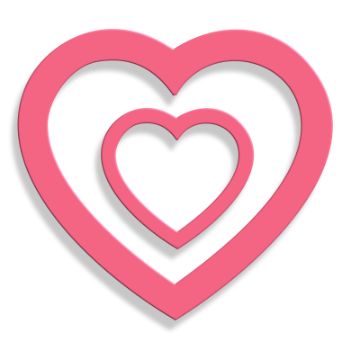 Kalp ikonu. Web için basit bir aşk vektör simgesi çizimi