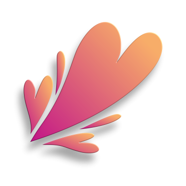 Bir kalp şeklinin vektör illüstrasyonu