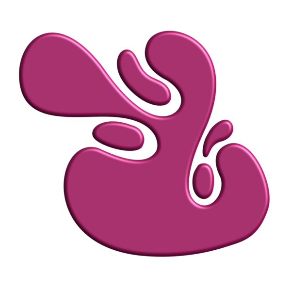 Beyaz arkaplanda pembe zodyak işareti