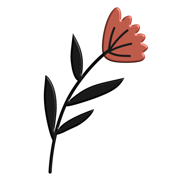 Yaprak ikonlu dal. vektör illüstrasyonu