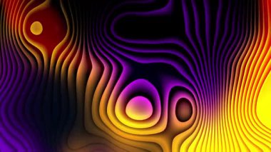 Dinamik Akış ile Soyut Akışkan Hareket Video Arkaplanı