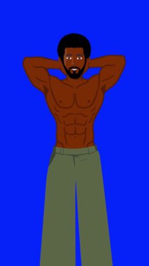 lgbt gurur ayı olay videosu için canlandırılmış LGBT karakteri yeşil ekran görüntüleri