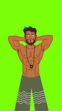 lgbt gurur ayı olay videosu için canlandırılmış LGBT karakteri yeşil ekran görüntüleri