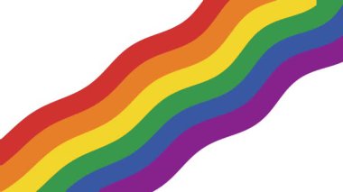 lgbt gurur ayı olay videosu için canlandırılmış LGBT karakteri yeşil ekran görüntüleri