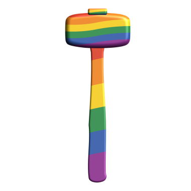 renkli lgbt bayrak oyuncağı