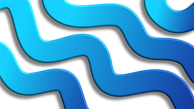 Mavi dalgalı soyut arkaplan