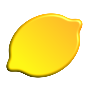 Siyah arkaplanda Sarı Balon