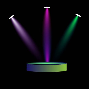 spot ışığı vektör illüstrasyonu.