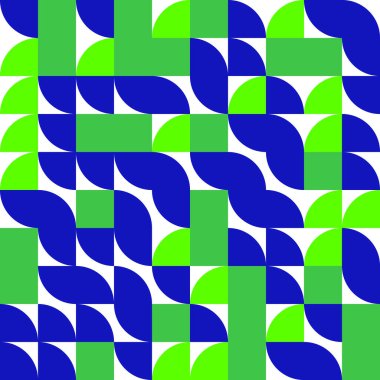 Soyut geometrik desen, renkli vektör çizimi