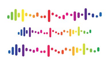 Ses dalgaları illüstrasyon vektör