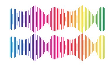 Soyut renkli yarım ton şablon arkaplanının vektör çizimi.