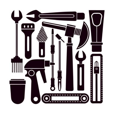 İnşaat aletleri seti