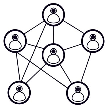 Sosyal ağ simgesi, özet biçimi