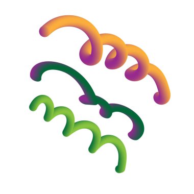 Beyaz arka planda izole edilmiş gökkuşağı şekeri. tatlı şeker vektör illüstrasyonu.