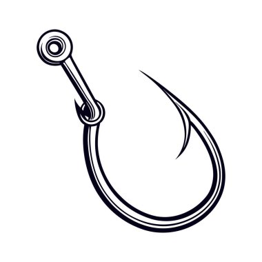 kanca ikon vektör tasarımı