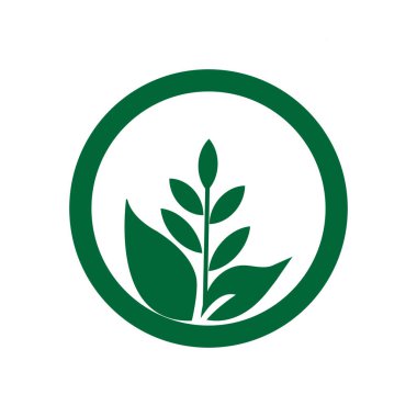 Yaprak vektör logo tasarımı