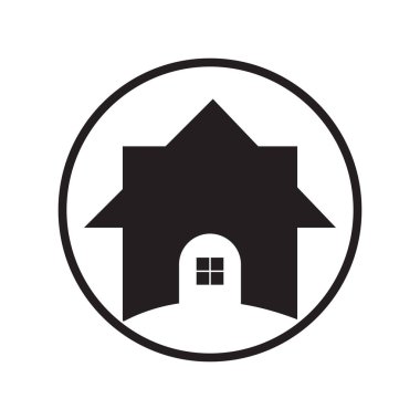 house logo simgesi şablon vektörü