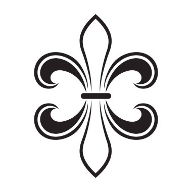 İzole yonca yaprağı ikonu. vektör çizimi tasarımı