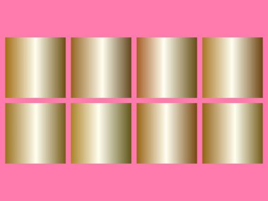 altın ve gümüş rengi