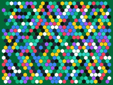 Çemberli soyut vektör arkaplanı