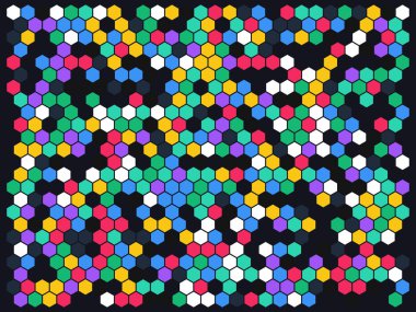 Farklı renklere sahip bir arkaplanın vektör illüstrasyonu