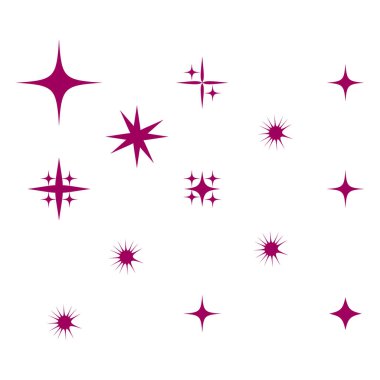 bir dizi yıldız, yıldızlar ve kuyruklu yıldız, kuyruklu yıldız ve kayan yıldızlar.