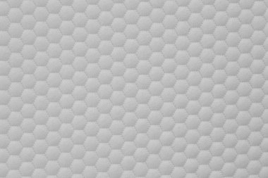 Yatak örtüsünün soyut beyaz dokusu veya yastık yüzeyi arkaplanı kapat