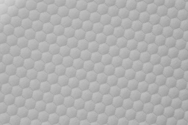 Yatak örtüsünün soyut beyaz dokusu veya yastık yüzeyi arkaplanı kapat